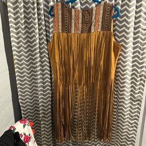 Southwest fringe vest